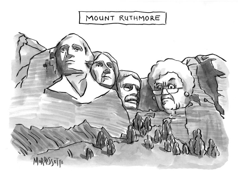 Mount Rushmore Rushmore cartoon | © Sarah Morrissette