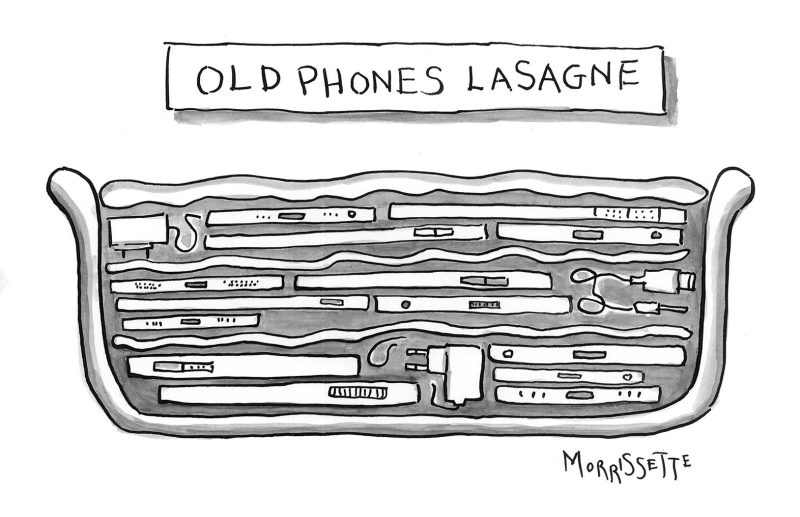 Phone Lasagne cartoon | © Sarah Morrissette