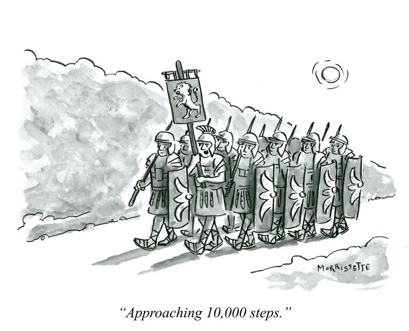 Roman legion 10000 steps cartoon | © Sarah Morrissette